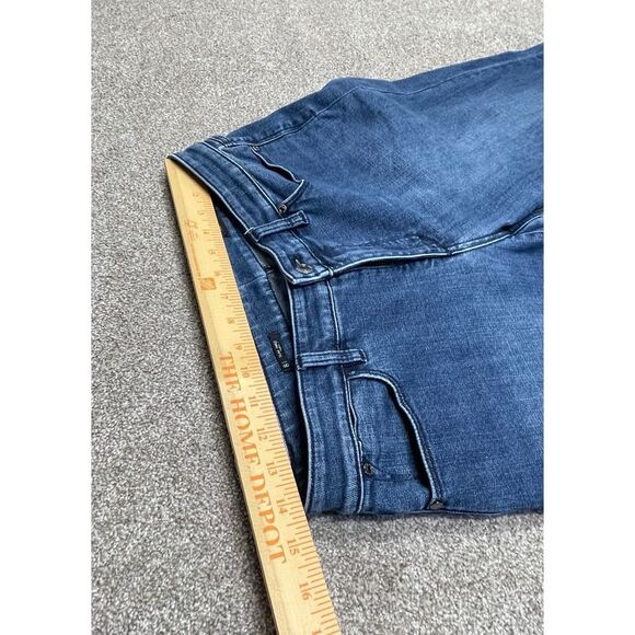 Talbots flawless five pocket women curvy slim ankle sz 8 high rise blue jeans - Picture 9 of 12